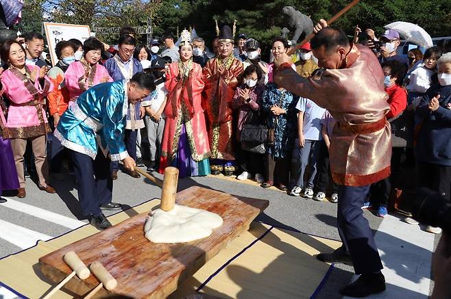 지난해 공주 인절미 축제 장면 [공주시 제공. 재판매 및 DB 금지]