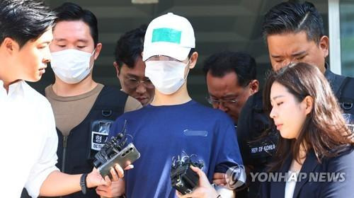 지난 7월 인천에서 헤어진 여자친구를 살해한 스토커. 연합뉴스