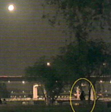 사건 당시 오전 3시 37분 목격자에 찍힌 친구 A씨의 사진.