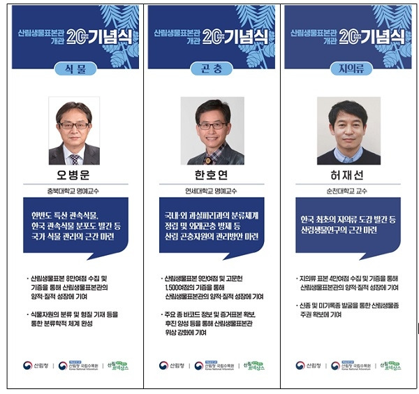 산림청 국립수목원은 20일 국립수목원 산림생물표본관 개관 20주년 기념식을 개최했다. 사진=국립수목원