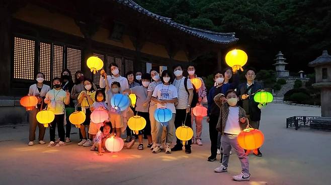 세계유산 활용사업 '그리운 부석사 야간기행'./사진제공=영주시