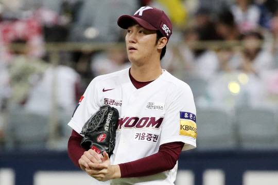키움의 안우진.뉴시스