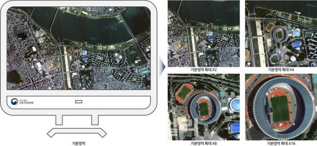 국토교통부 국토지리정보원은 전문가부터 일반인까지 활용 가능한 국토위성 산출물을 기존 1종에서 4종으로 확대 생산한다. (자료=국토교통부)
