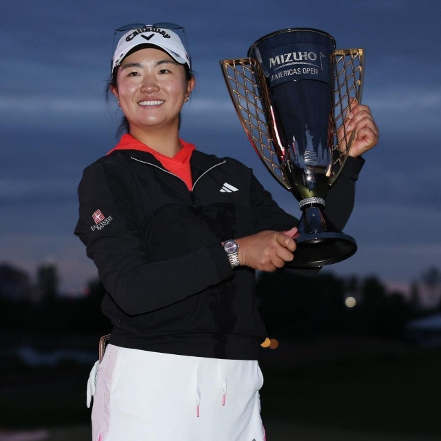 미국팀의 기대주 로즈 장. LPGA 공식 SNS