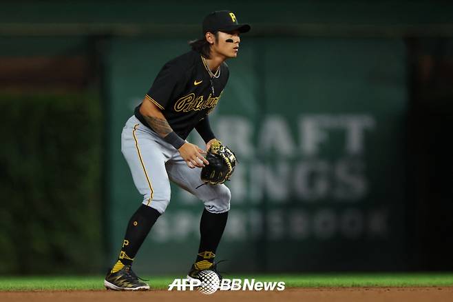 배지환의 수비 모습. /AFPBBNews=뉴스1