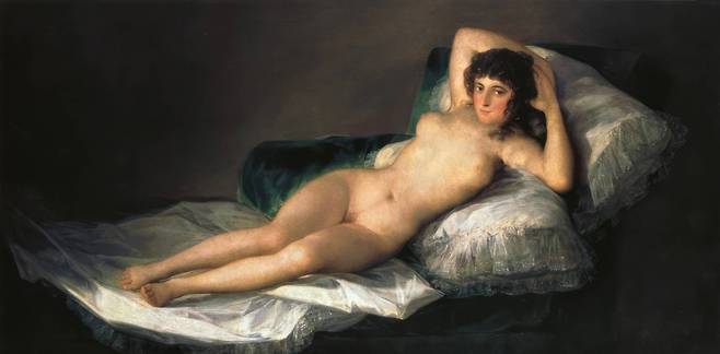 '옷 벗은 마하' 프라도 미술관 소장