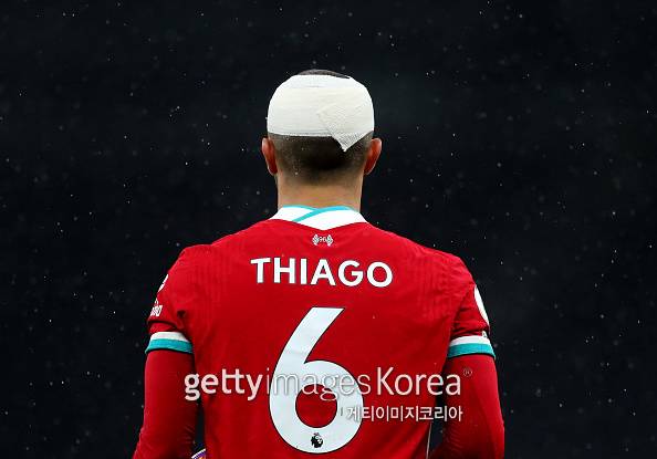 티아고는 리버풀에서의 3시즌 동안 97경기 출전에 그쳤다. 사진=게티이미지