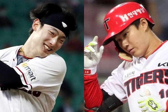 SSG 최지훈, KIA 최원준. 연합뉴스