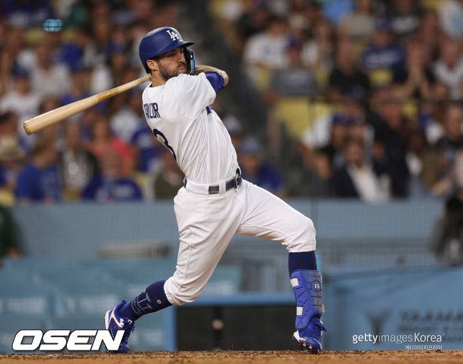 [사진] LA 다저스 크리스 테일러. ⓒGettyimages(무단전재 및 재배포 금지)