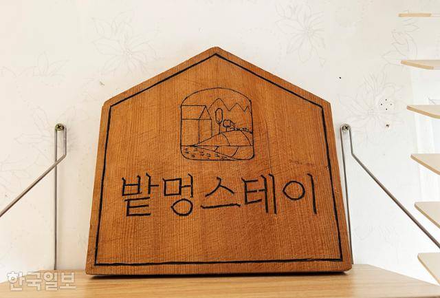 영월군 상동읍 밭멍스테이는 단 하나의 숙소를 운영한다.