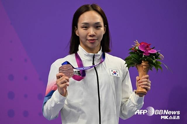 혼영 200m에서 보여준 김서영의 역영은 너무나 아름다웠다. 사진(항저우 중국)=AFPBBNews=News1