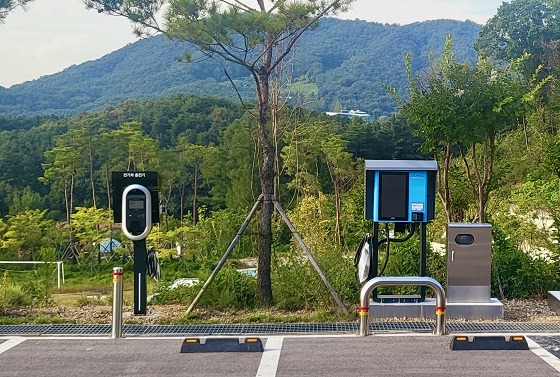 남양주에 일대에 설치된 이엘일렉트릭의 전기차 충전기/사진제공=이엘일렉트릭