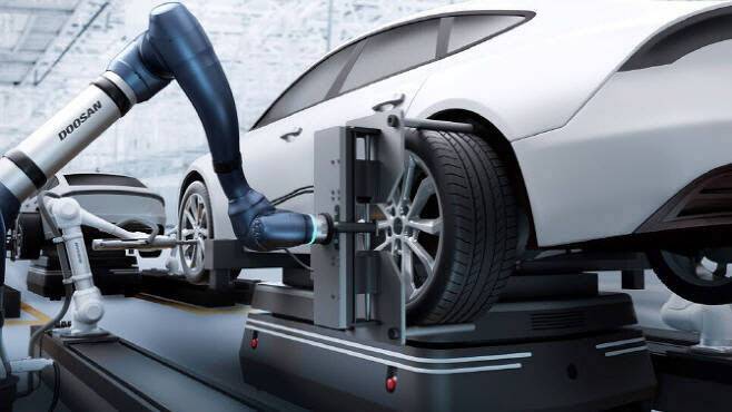 4분기 IPO ‘대어’로 꼽히는 두산로보틱스가 추석 연휴 이후인 내달 5일 코스피에 상장한다. 류정훈 두산로보틱스 대표는 “이번 상장을 기반으로 지속적인 성장을 통해 글로벌 종합 로봇 솔루션 기업으로 도약할 것”이라고 말했다. 두산로보틱스 일반 청약은 공동대표주관회사인 미래에셋증권, 한국투자증권, 공동주관회사인 NH투자증권, KB증권, 인수회사인 키움증권, 신영증권, 하나증권을 통해 실시됐다. (사진=두산, 두산로보틱스)