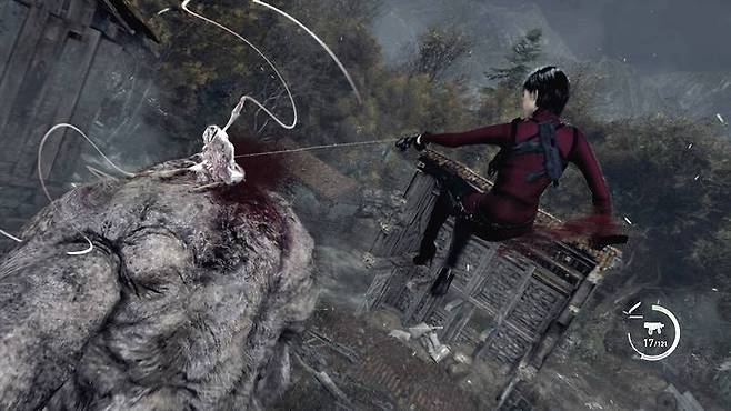 그래플 건 활용 연출