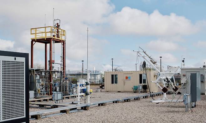 미국 애리조나 투산에 위치한 디멘저널 에너지의 파일럿 플랜트  /사진=Dimensional Energy Website