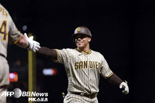 후안 소토는 시즌 막판 뜨거운 타격감 보여주고 있다. 사진(美 샌프란시스코)=ⓒAFPBBNews = News1