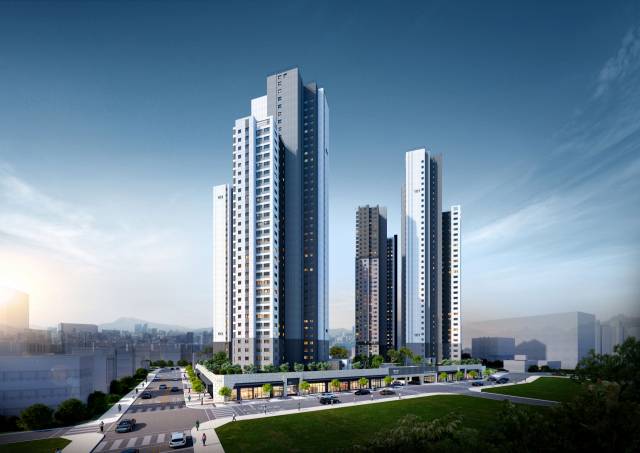 문수로 금호어울림 더 퍼스트 조감도. /사진 제공=금호건설