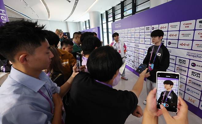 ▲ 인터뷰하는 이상혁 ⓒ연합뉴스