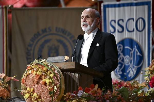 벤 버냉키 전 연준 의장은 지난해 노벨 경제학상을 수상했다. [사진=뉴시스]