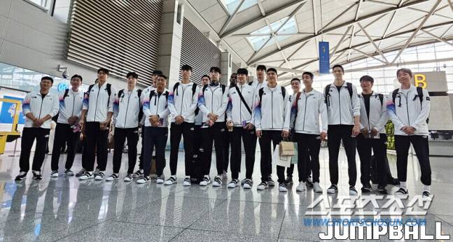 대표팀 선수들의 모습. 사진제공=점프볼