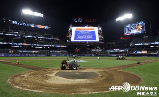 현지시간으로 26일 열릴 예정이었던 마이애미와 메츠 경기는 그라운드 사정으로 취소됐다. 사진=ⓒAFPBBNews = News1