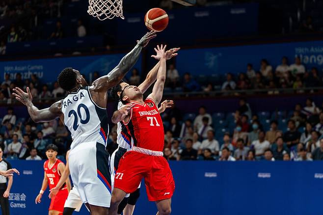 ▲ 26일 인도네시아전에 나선 라건아 ⓒ 항저우 아시안게임 조직위원회