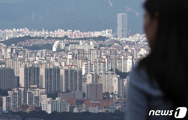 서울 남산에서 내려다 본 시내 아파트. 2023.9.18/뉴스1 ⓒ News1 구윤성 기자