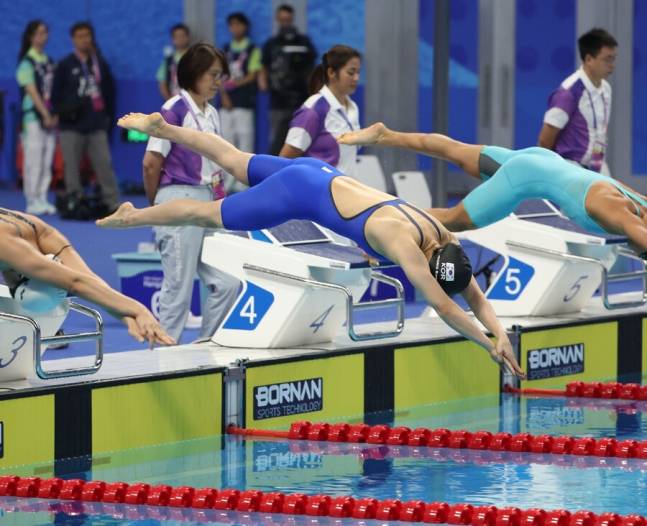 ▲ 접영 정소은 ⓒ 연합뉴스