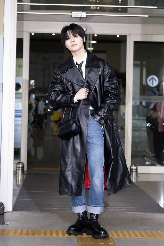 스트레이 키즈 아이엔.   알렉산더 맥퀸 ( Alexander McQueen) 제공.