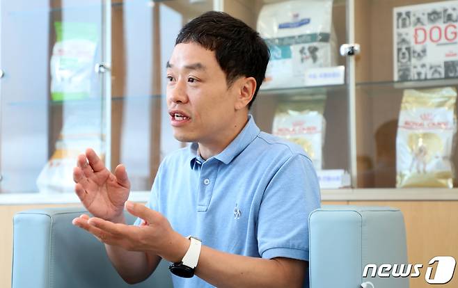 김기현 농업연구사가 전북 완주군 농촌진흥청 국립축산과학원에서 뉴스1 전북본부와 인터뷰를 하고 있다. ⓒ News1 유경석 기자