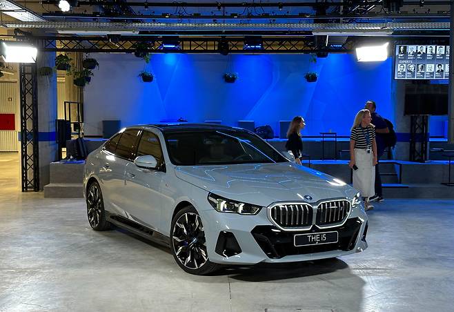 BMW i5 M60 x드라이브. /리스본(포르투갈)=박진우 기자