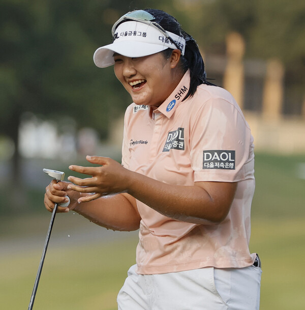 2023년 미국여자프로골프(LPGA) 투어 월마트 NW 아칸소 챔피언십 우승을 차지한 유해란 프로. 사진제공=Getty Images_LPGA