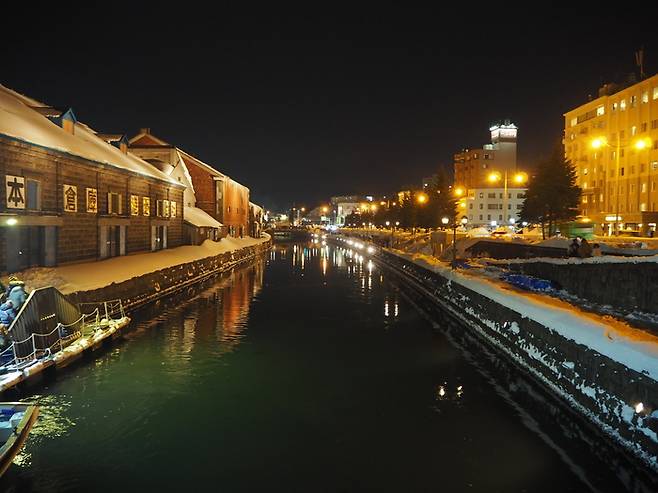 오타루 운하 / ﻿사진=‘한 달의 홋카이도’ 작가 윤정 제공