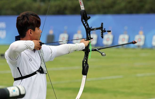 ▲ 한국 양궁 대표팀 리커브의 이우석 ⓒ연합뉴스