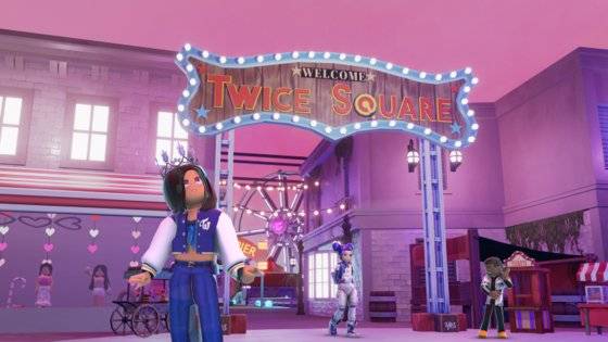 트와이스는 로블록스에 몰입형 체험공간 트와이스 스퀘어를 운영 중이다. 사진 로블록스