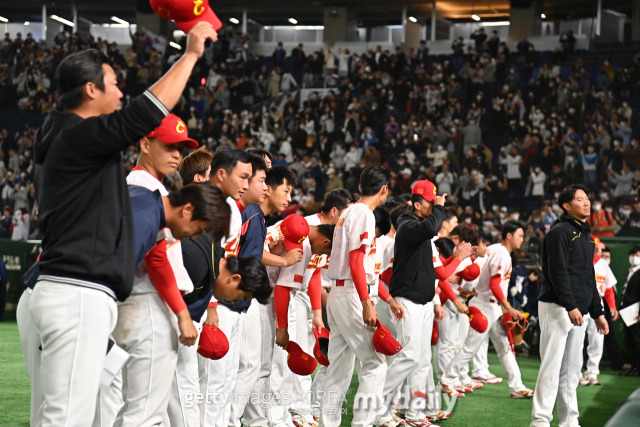 2023 월드베이스볼클래식(WBC) 당시의 중국 대표팀./게티이미지코리