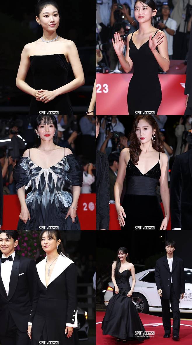 ▲ 개막식 블랙 드레스. ⓒ곽혜미 기자