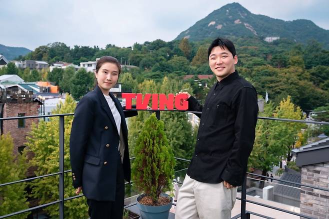 유규선 블랙페이퍼 대표, 박희연 CP /사진제공=티빙