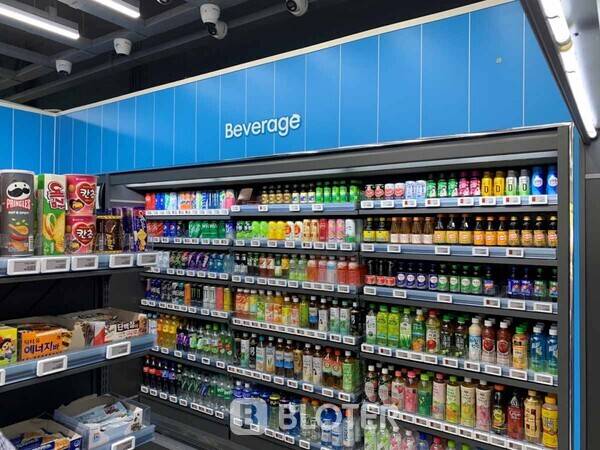 GS25 가산스마트점 내부 전경. (사진=박재형 기자)