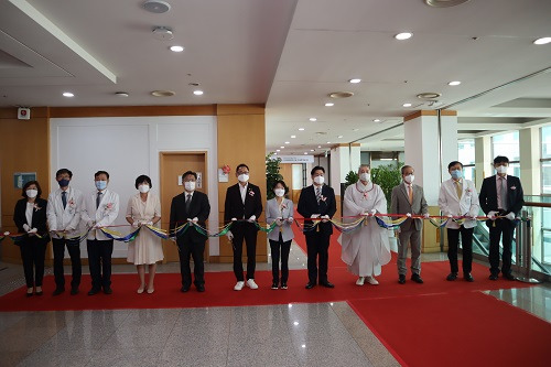 동국대학교일산병원이 지난 5일 '경기북부권역 난임·우울증 상담센터' 개소식을 진행했다./사진=동국대일산병원 제공