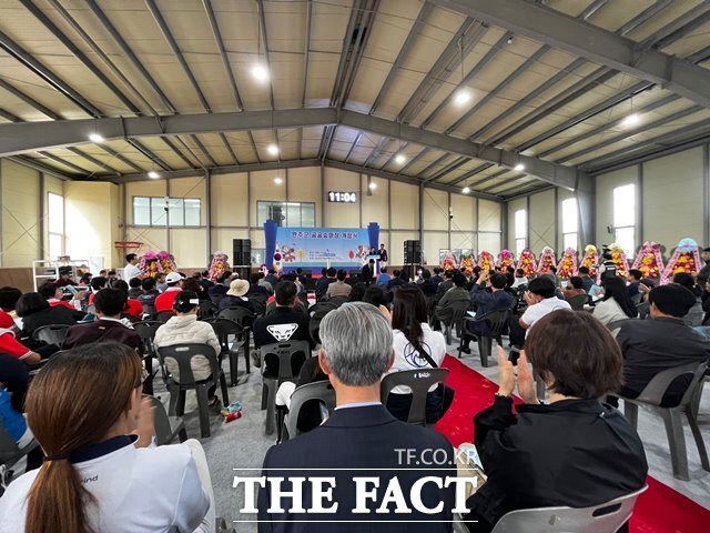 7일 오전 완주군이 화산면 공공승마장에서 개장식을 개최했다. /완주=이경민 기자