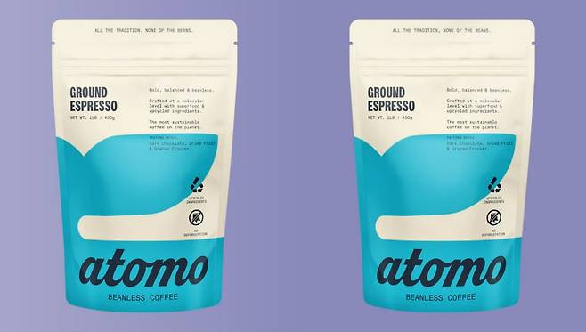아토모커피가 만든 원두콩 없는 커피 그라운드 에스프레소/사진제공=아토모커
