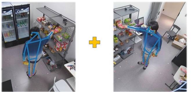 영상에서 사람의 신체 관절 키포인트(Keypoint) 3D 위치 파악 기술 [파인더스에이아이제공. 재판매 및 DB금지]