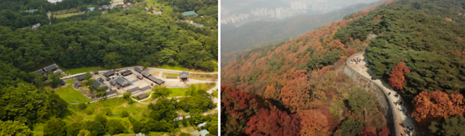 남한산성 행궁과 수어장대 (서문 성벽) / 사진=남한산성 세계유산 센터 공식 홈페이지