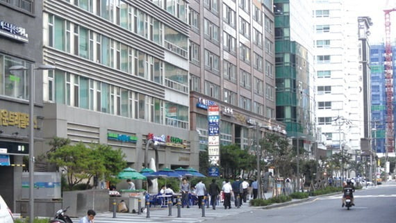 강남역 사거리 인근 오피스텔(사진=한경DB)