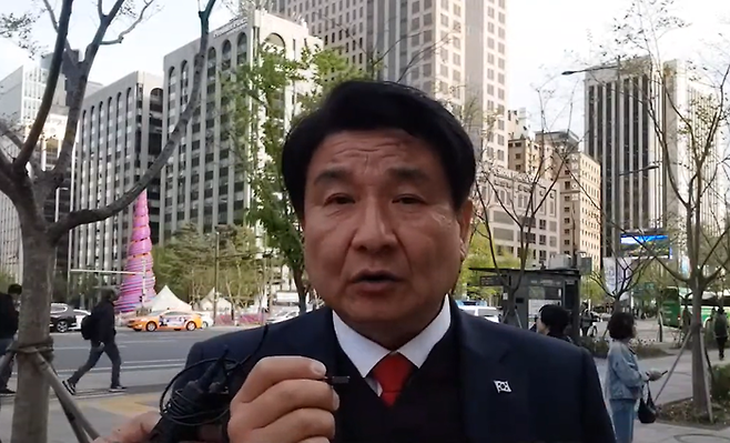 장철호 자유총연맹 사무부총장. 유튜브 ‘BJ톨’ 영상 갈무리