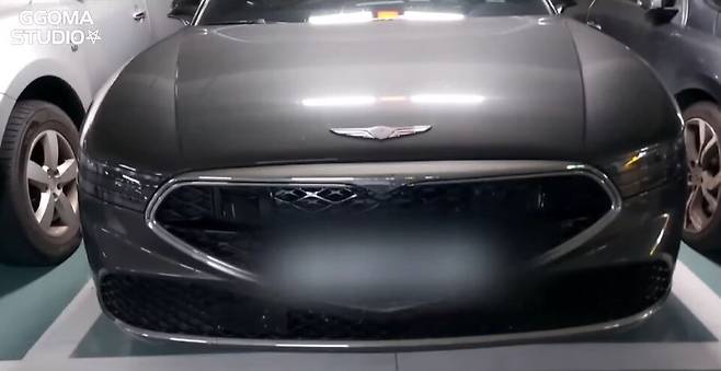 제네시스 'G90 레벨 3 자율주행차' (출처 : 꼬마스튜디오)