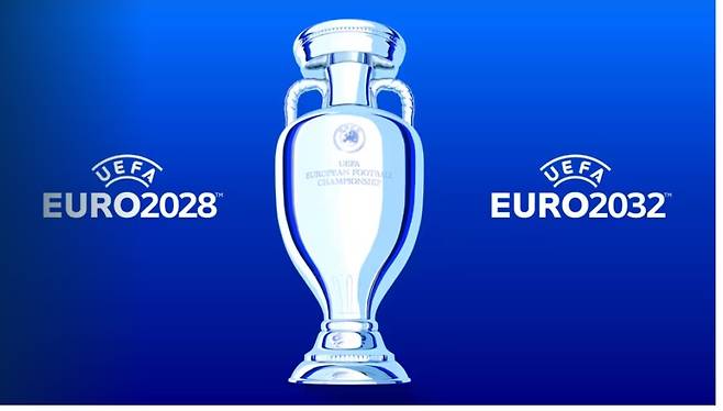 유로2028 및 2023 앰블럼/사진=유럽축구연맹(UEFA) 홈페이지