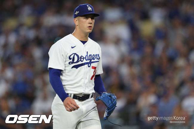 [사진] LA 다저스 바비 밀러. ⓒGettyimages(무단전재 및 재배포 금지)