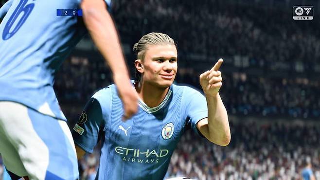 미남 스트라이커 홀란드 선수